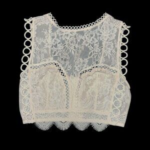 Victoria's Secret dream angels bralette high neck lace modern loop  Medium